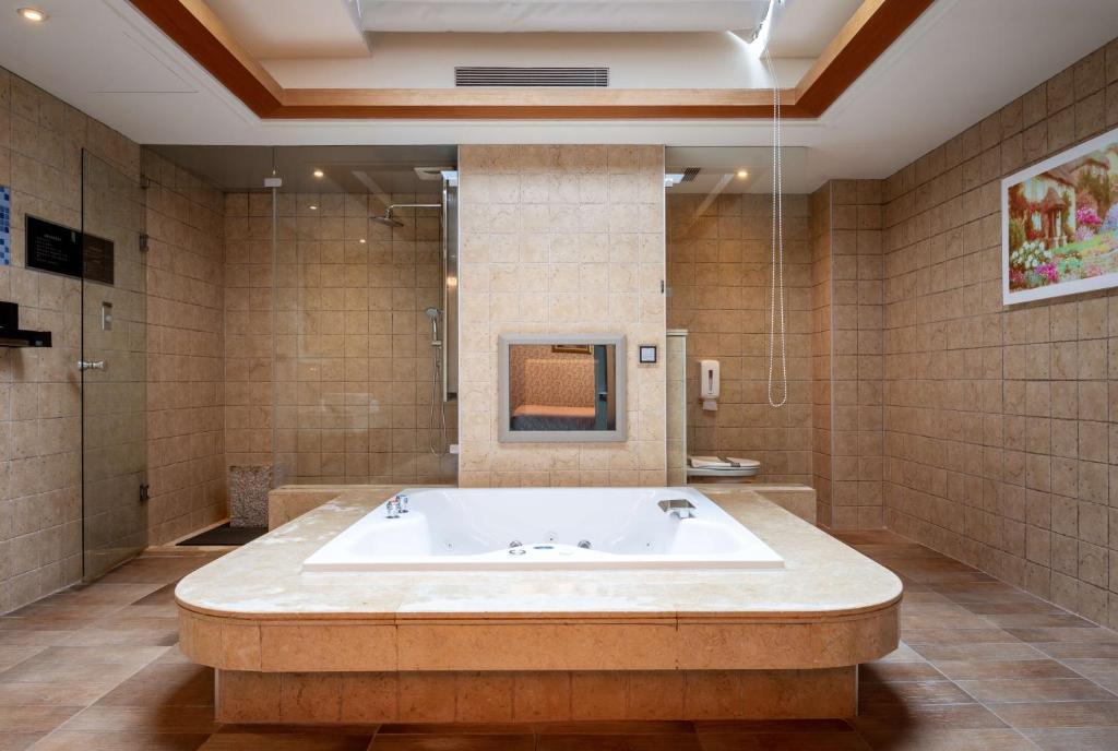 Koupelna v ubytování In-stone Motel