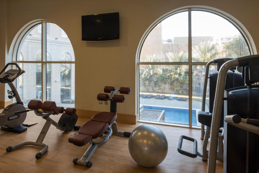 Fitness centrum a/nebo fitness zařízení v ubytování Concorde Hotel Doha