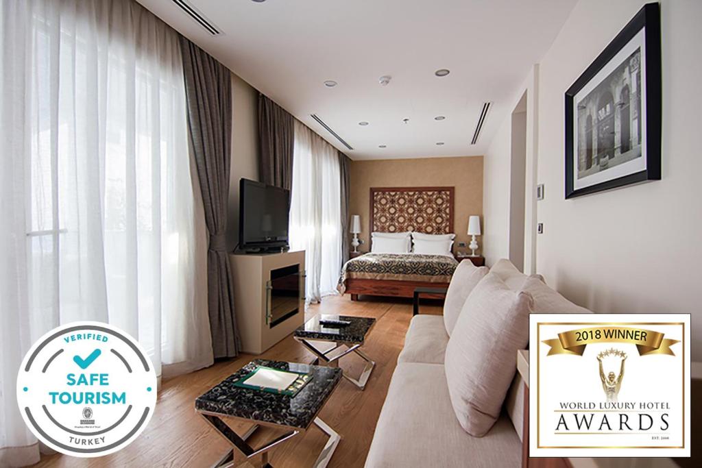 Cama ou camas em um quarto em The Story Hotel Pera