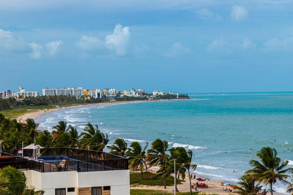  Flat Mobiliado Frente Mar - Mar Bello Plaza Intermares