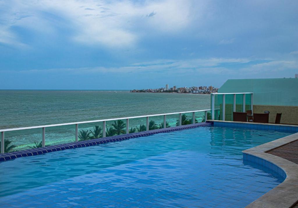  Flat Mobiliado Frente Mar - Mar Bello Plaza Intermares