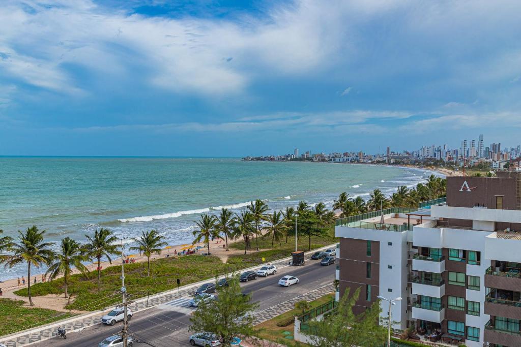  Flat Mobiliado Frente Mar - Mar Bello Plaza Intermares