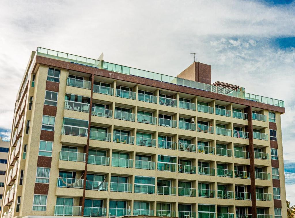  Flat Mobiliado Frente Mar - Mar Bello Plaza Intermares