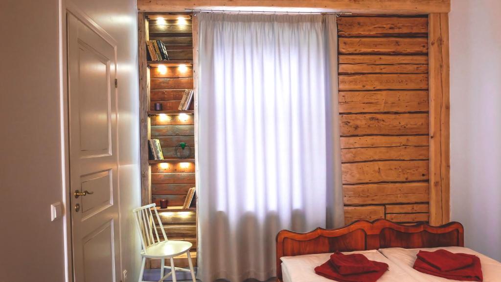 Postel nebo postele na pokoji v ubytování Õhtu Apartments