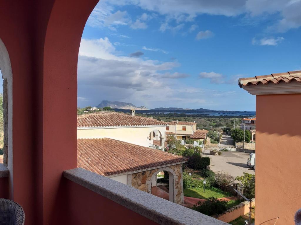 a view from the balcony of a house at Suaredda San Teodoro in San Teodoro