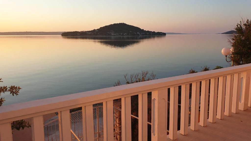 an island in the middle of a large body of water at Home with a unique view in Preko