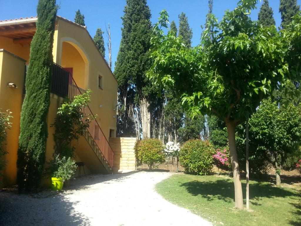 Zahrada ubytování Gîte Les Vignes