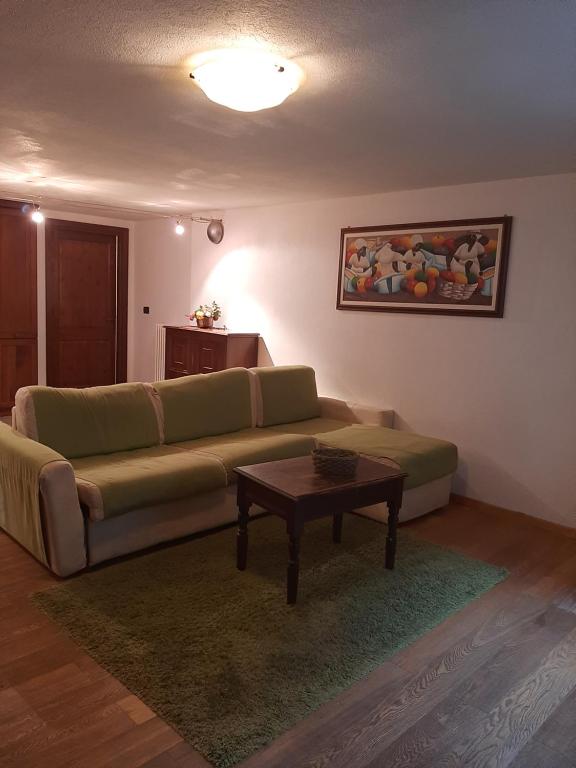Posezení v ubytování La Tanière