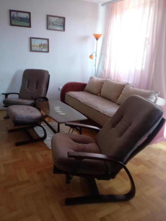 Posezení v ubytování Apartman Domina