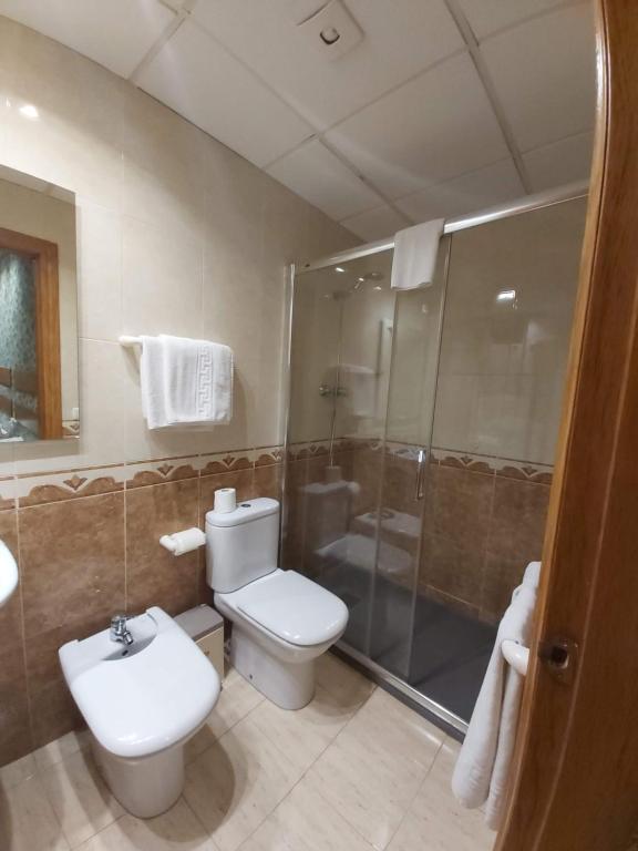 Koupelna v ubytování Hotel 139