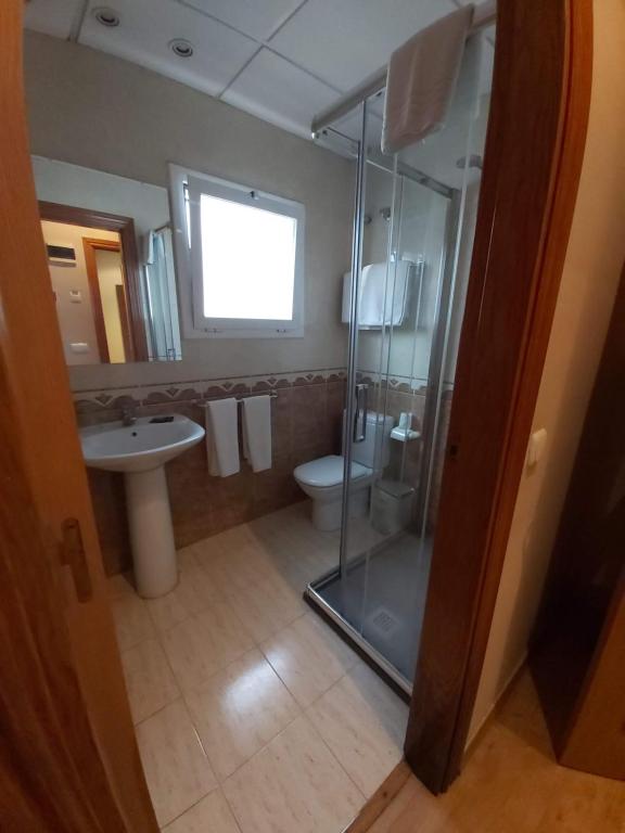 Koupelna v ubytování Hotel 139