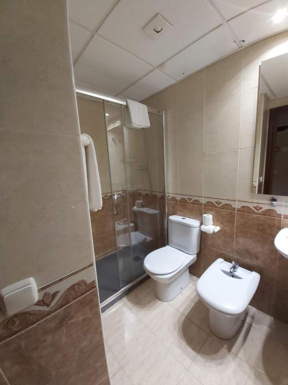 Koupelna v ubytování Hotel 139