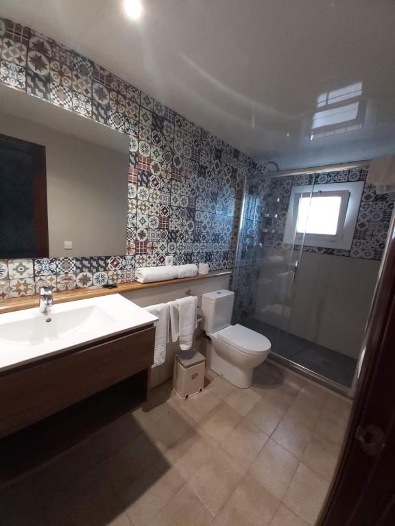 Koupelna v ubytování Hotel 139