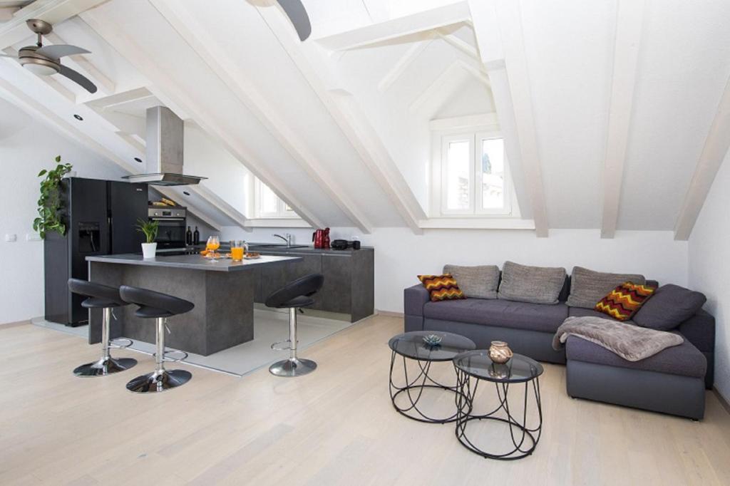 Posezení v ubytování Apartments Kralj 2