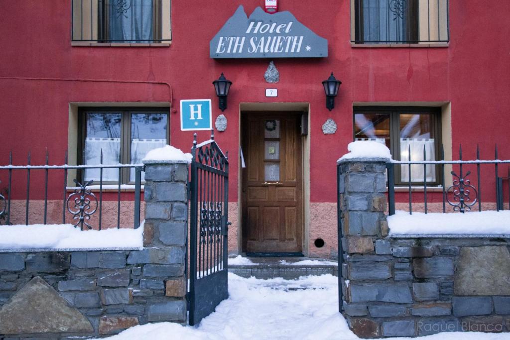 Hotel Saueth durante l'inverno