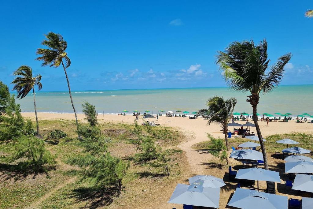  Linda Suíte Frente Mar no Na Praia