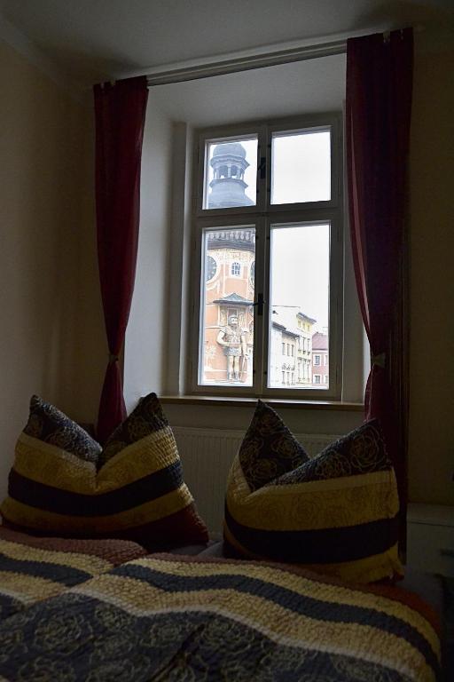 Postel nebo postele na pokoji v ubytování Apartmán Náměstí Hostinné