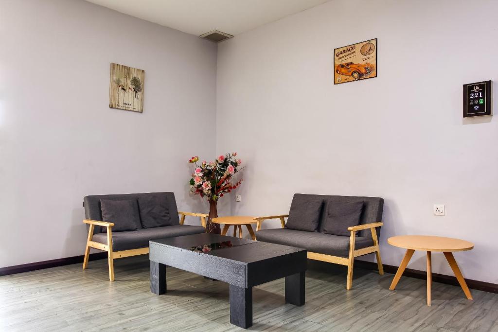 Posezení v ubytování Unikarya Lodge