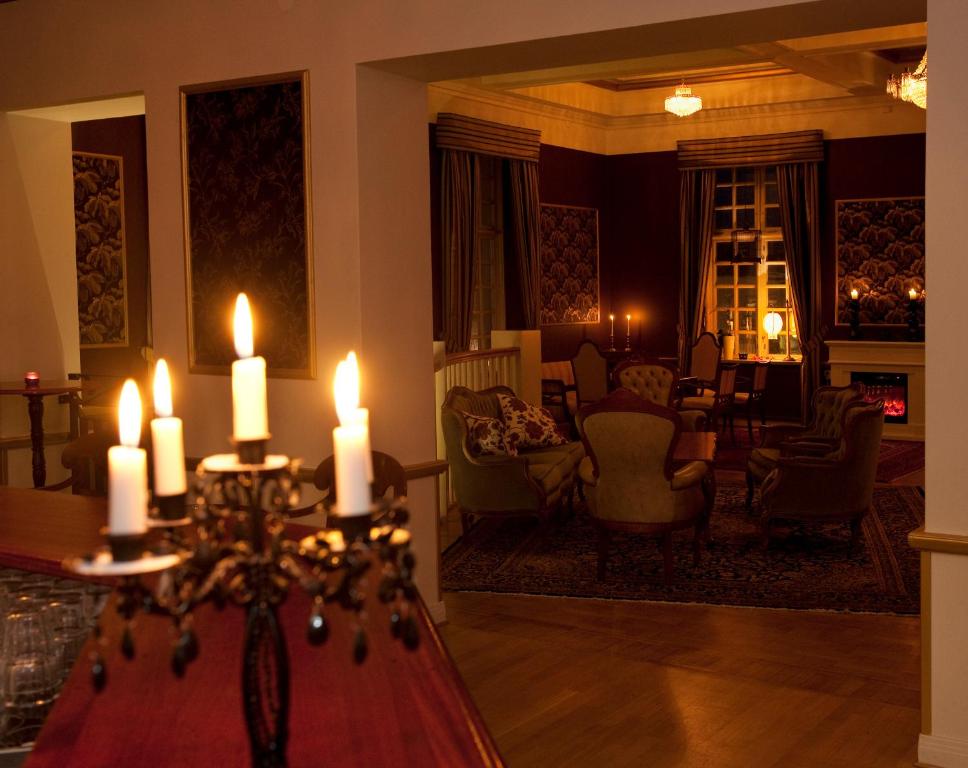 Posezení v ubytování Eksjö Stadshotell