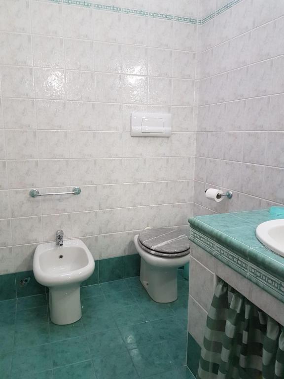 A bathroom at Dalla Giò