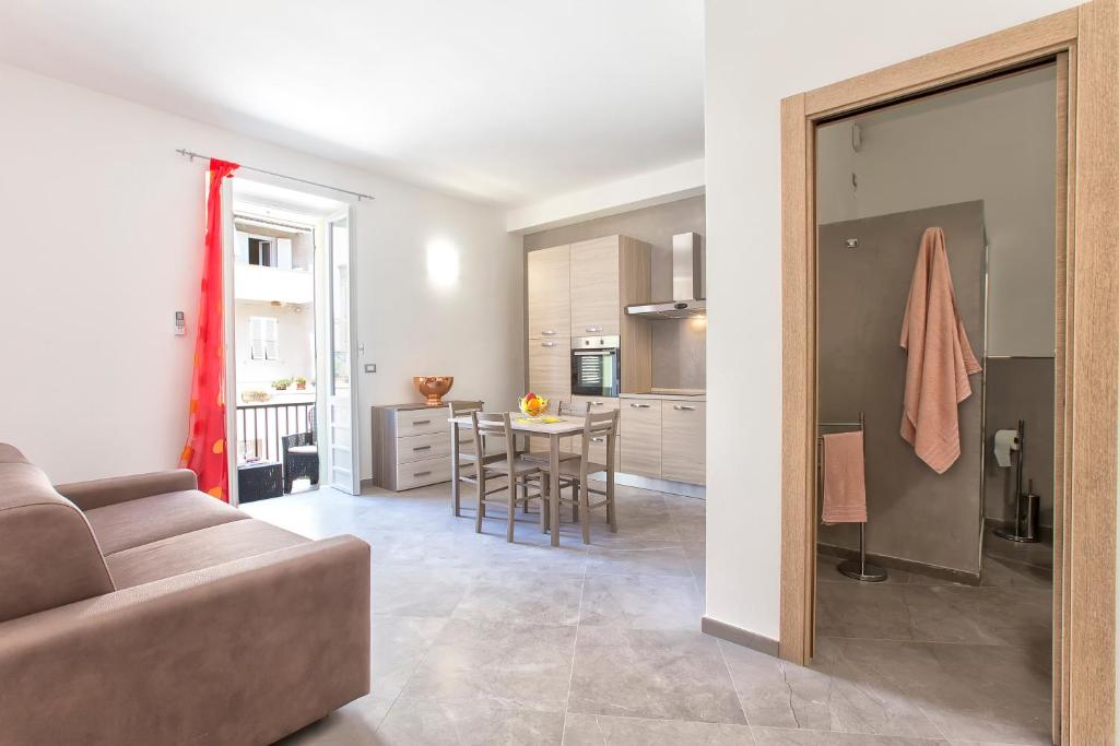 Kuchyň nebo kuchyňský kout v ubytování Nonna Adelina Apartments & rooms