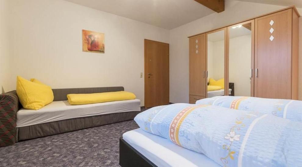 Postel nebo postele na pokoji v ubytování Haus Sahin