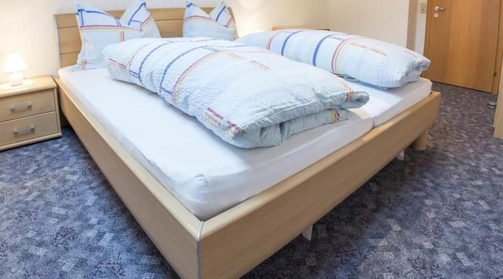 Postel nebo postele na pokoji v ubytování Haus Sahin