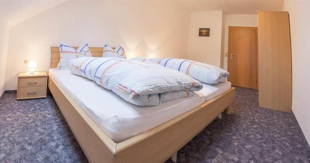 Postel nebo postele na pokoji v ubytování Haus Sahin