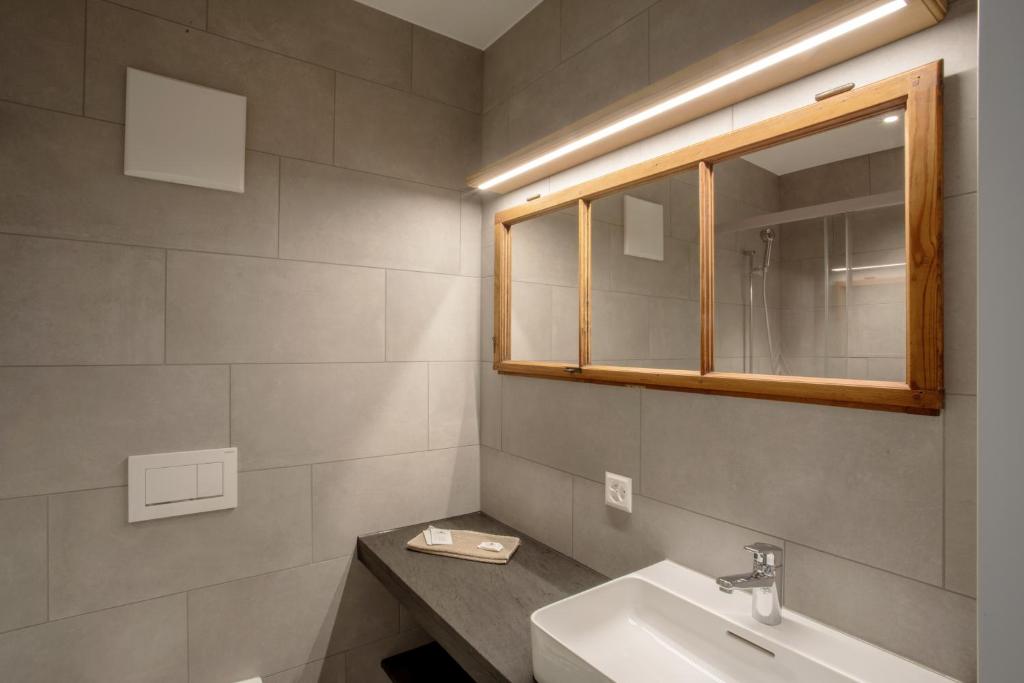 Koupelna v ubytování Hotel Tannenboden