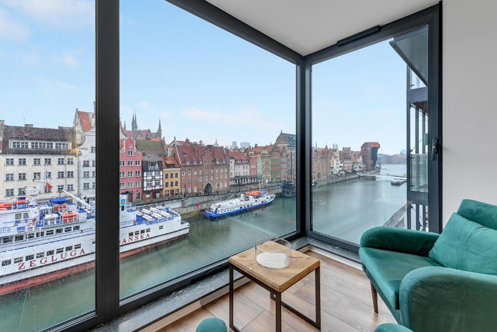 Výhľad na rieku v blízkosti apartmánu