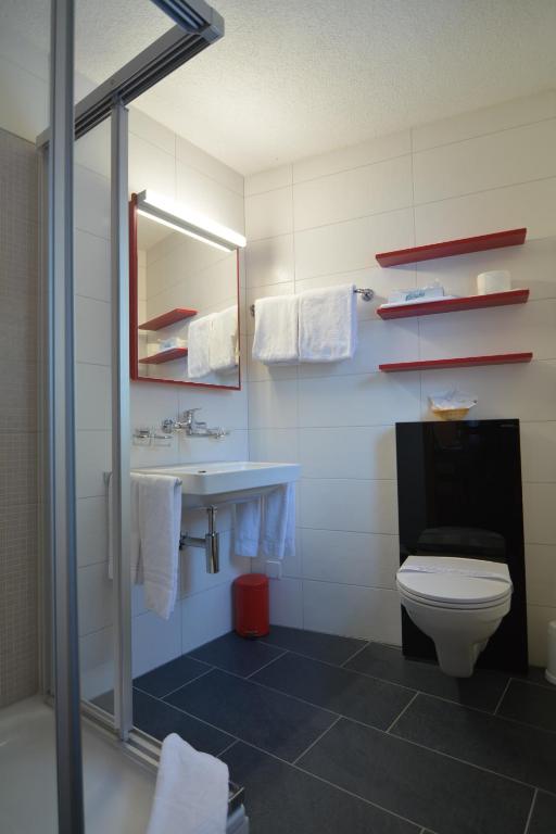 Koupelna v ubytování B&B Bela Riva