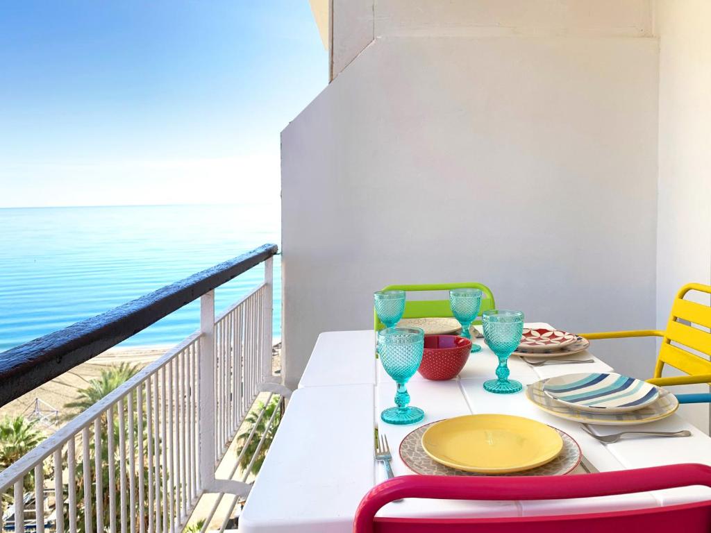 En generel havudsigt eller havudsigten taget fra lejligheden