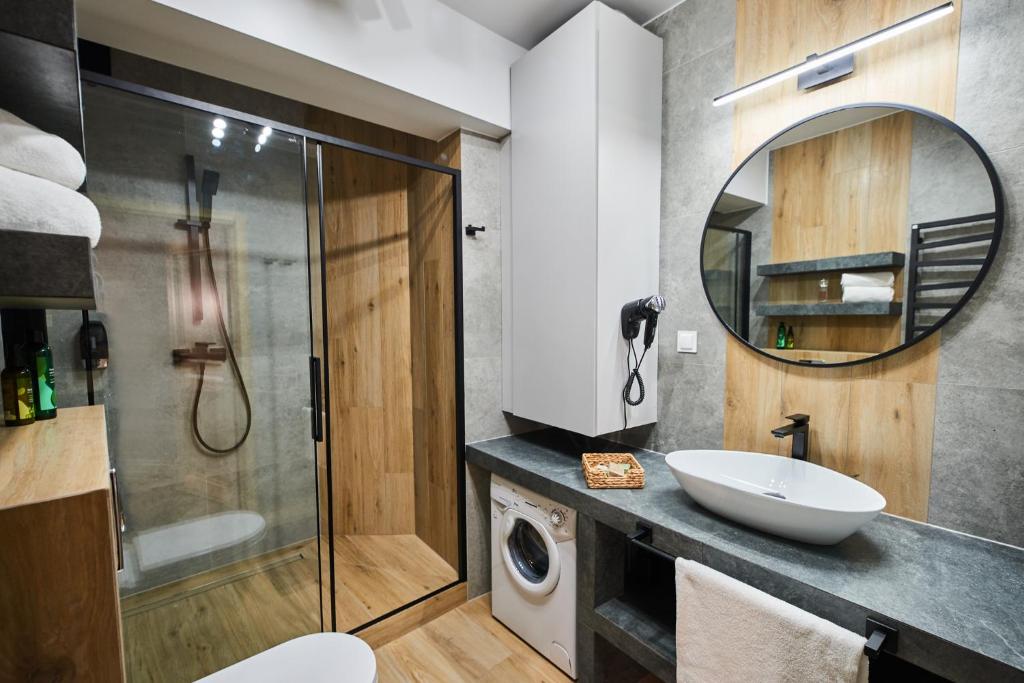 Kúpeľňa v ubytovaní VIP Apartamenty, ORKANA APART