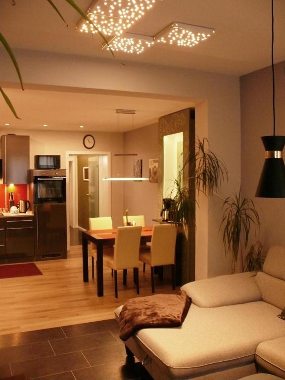 Kuchyň nebo kuchyňský kout v ubytování Ferienapartement Stuermer