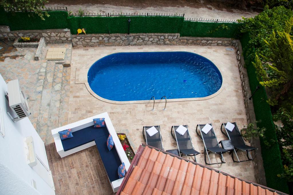Вид на бассейн в Dadya Villa 2 - Villa with private pool - 750m distance to the beach или окрестностях