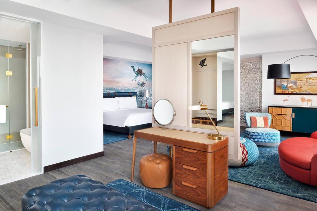 Posezení v ubytování Hotel Indigo Dubai Downtown by IHG