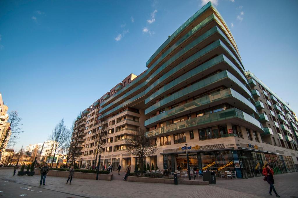Budova, v ktorej sa apartmánový hotel nachádza