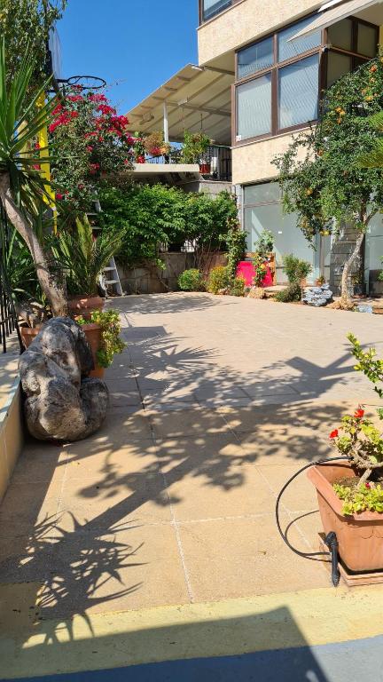 O grădină în afara Villa George - Family Holidays