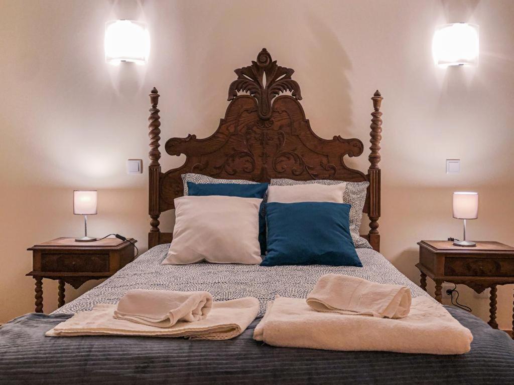 Una cama o camas en una habitación de Casa da Viela