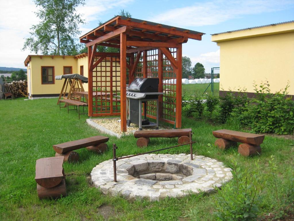 Zahrada ubytování Apartmány včelka