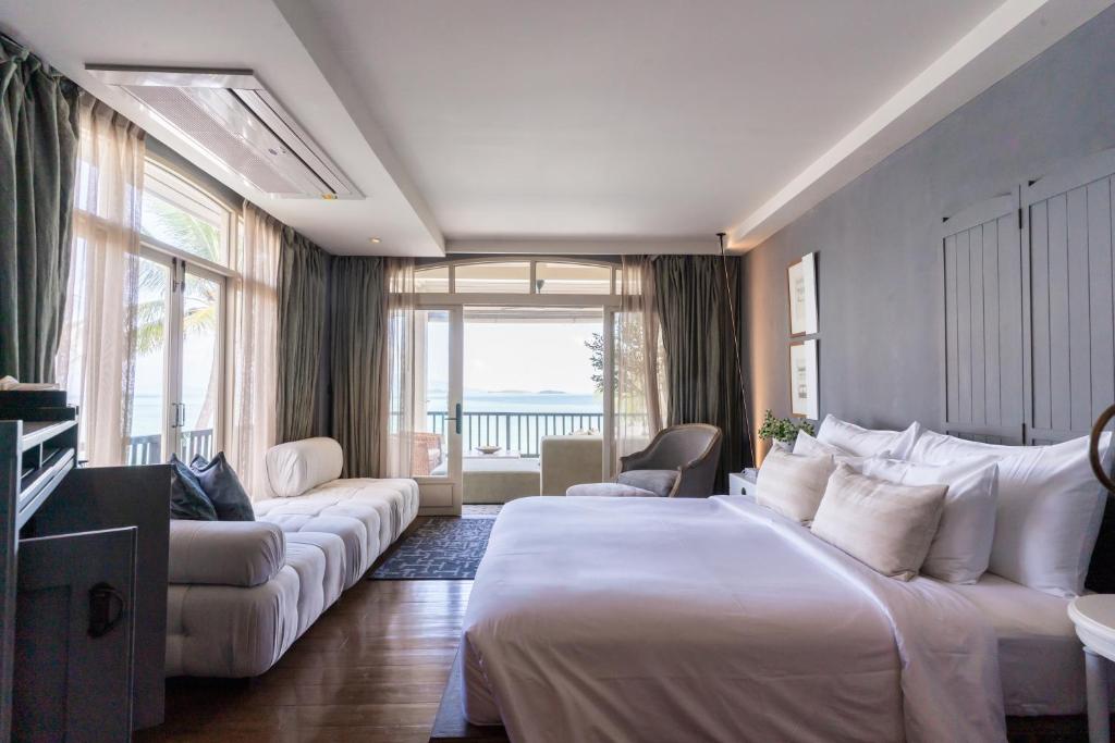 Postel nebo postele na pokoji v ubytování B House Samui