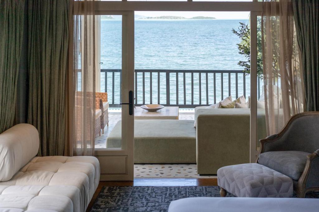 Posezení v ubytování B House Samui