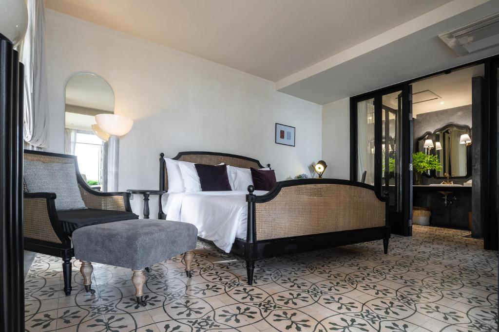 Postel nebo postele na pokoji v ubytování B House Samui