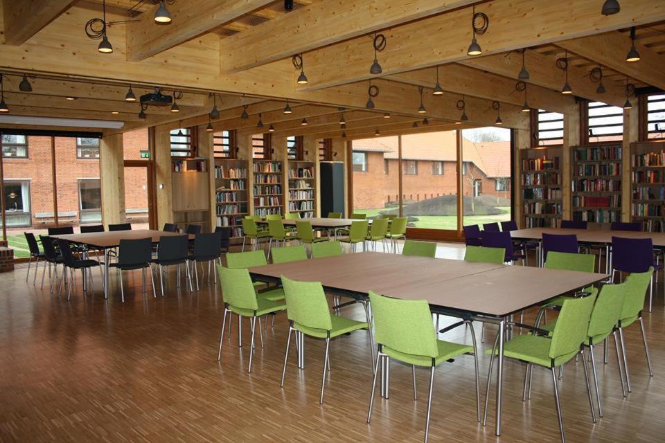 Restaurace v ubytování Løgumkloster Refugium