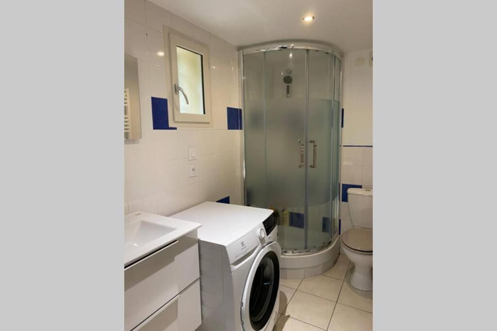 Villa des Oliviers avec piscine - Appartement D'une Chambre