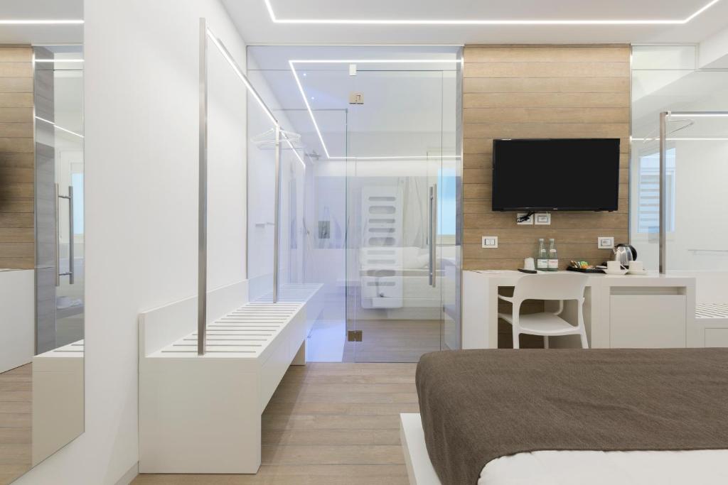 TV a/nebo společenská místnost v ubytování B&B Gassa D'amante
