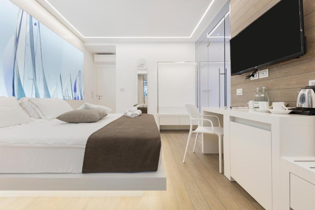 Postel nebo postele na pokoji v ubytování B&B Gassa D'amante
