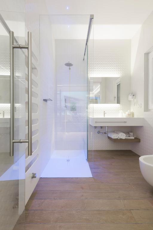 Koupelna v ubytování B&B Gassa D'amante