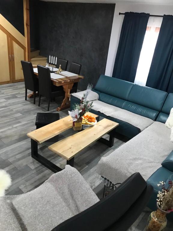 Posezení v ubytování Planinski biser Mokra Gora