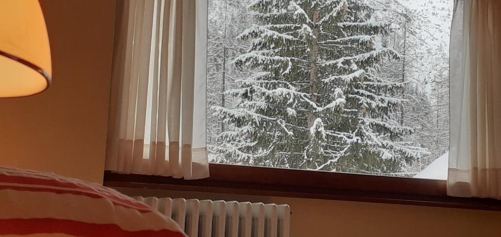 Hotel Cristallo v zimě